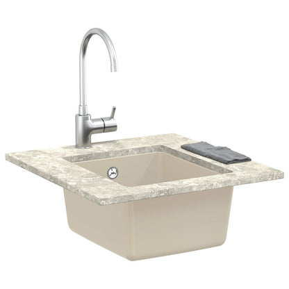 Sink Beige 370 x 460 mm 80% Quartz and 20% Resin