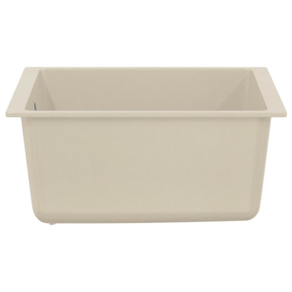 Sink Beige 370 x 460 mm 80% Quartz and 20% Resin