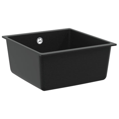 Sink Black 430 x 460 mm 80% Quartz and 20% Resin
