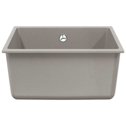 Sink Grey 430 x 460 mm 80% Quartz and 20% Resin