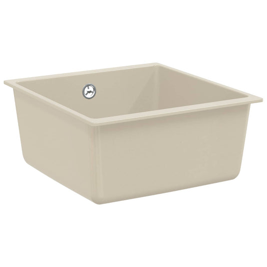 Sink 80% Quartz and 20% Resin 430 x 460 mm Beige