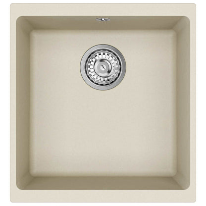 Sink Beige 430 x 460 mm 80% Quartz and 20% Resin