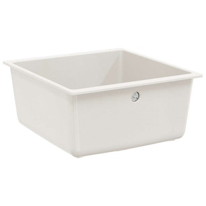 Sink White 430 x 460 mm 80% Quartz and 20% Resin