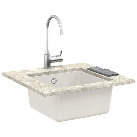 Sink White 430 x 460 mm 80% Quartz and 20% Resin