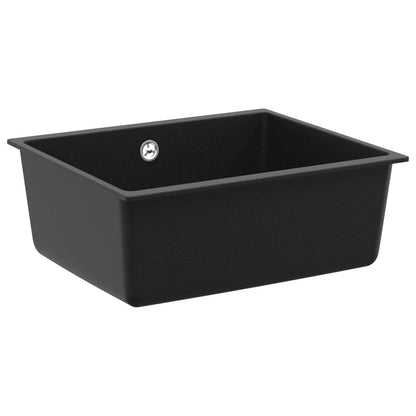 Sink Black 530 x 460 mm 80% Quartz and 20% Resin