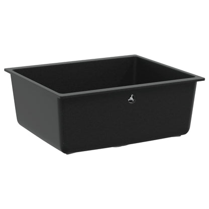 Sink Black 530 x 460 mm 80% Quartz and 20% Resin