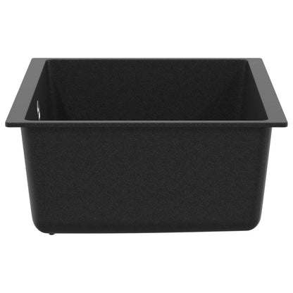 Sink Black 530 x 460 mm 80% Quartz and 20% Resin