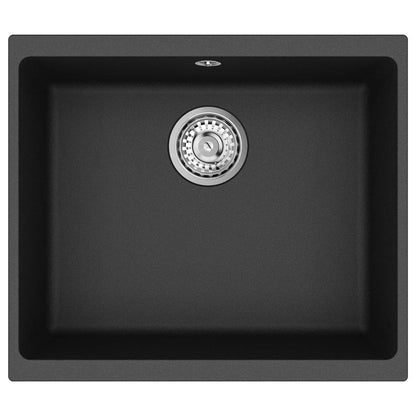 Sink Black 530 x 460 mm 80% Quartz and 20% Resin
