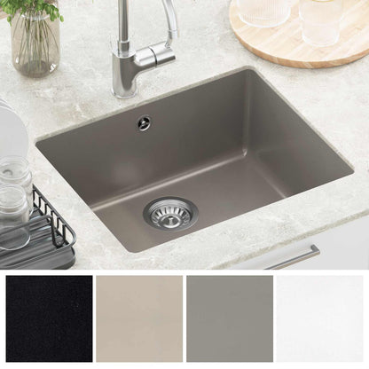 Sink Grey 530 x 460 mm 80% Quartz and 20% Resin