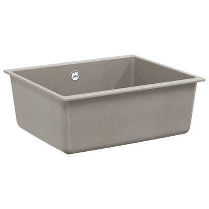 Sink Grey 530 x 460 mm 80% Quartz and 20% Resin