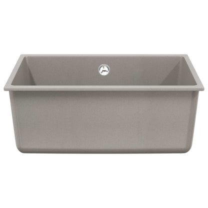 Sink Grey 530 x 460 mm 80% Quartz and 20% Resin