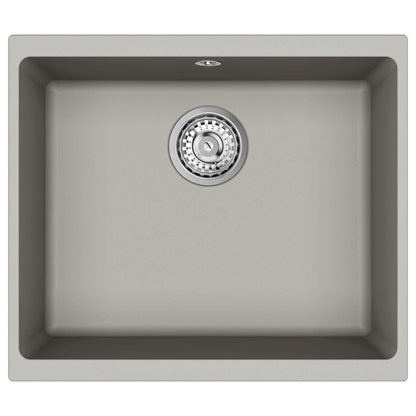 Sink Grey 530 x 460 mm 80% Quartz and 20% Resin