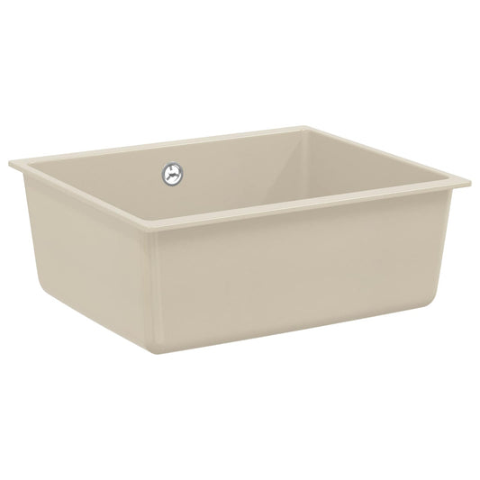 Sink 80% Quartz and 20% Resin 530 x 460 mm Beige
