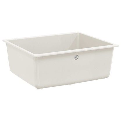Sink White 530 x 460 mm 80% Quartz and 20% Resin