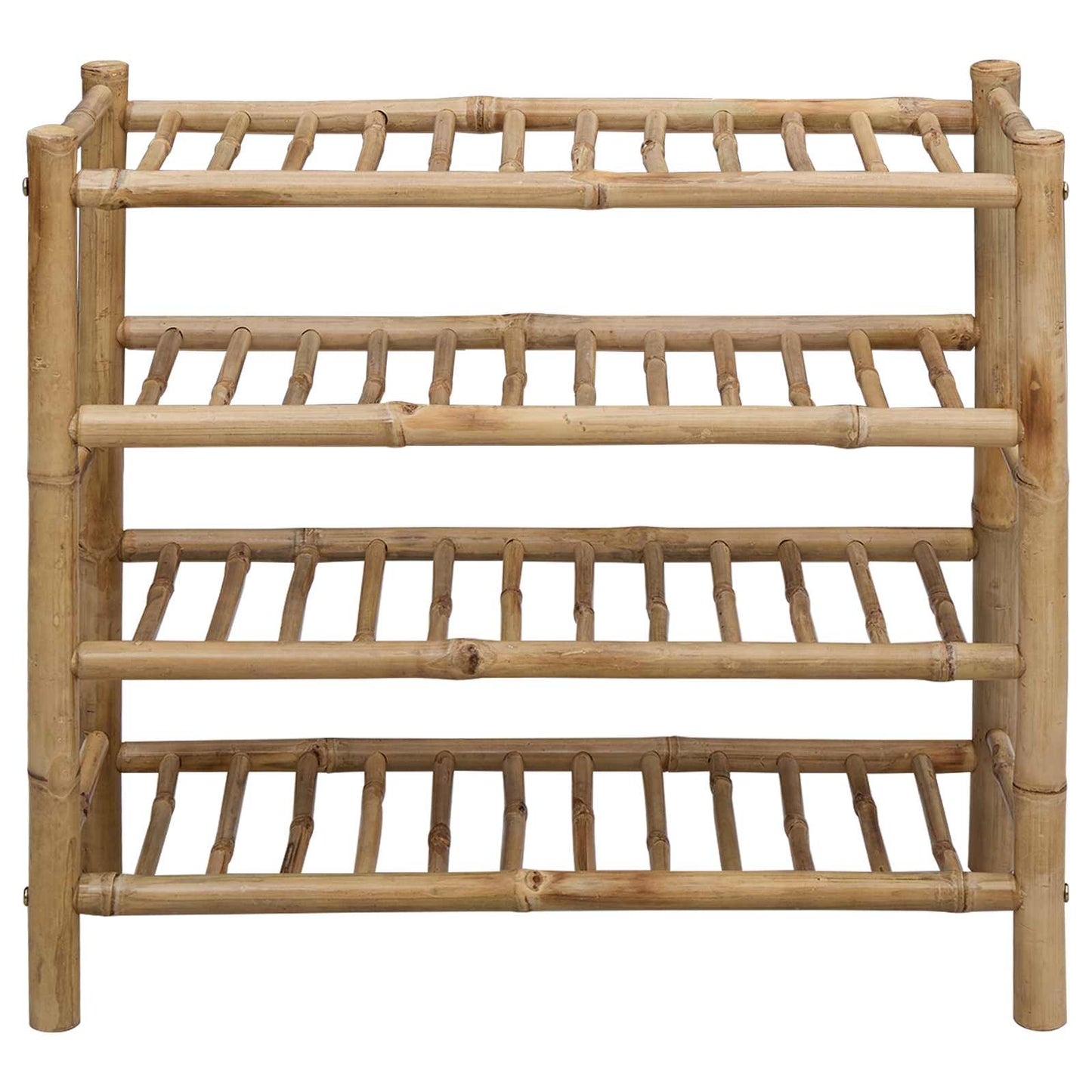Shoe Rack with Shelf Natural 68 x 28 x 63 cm Bamboo