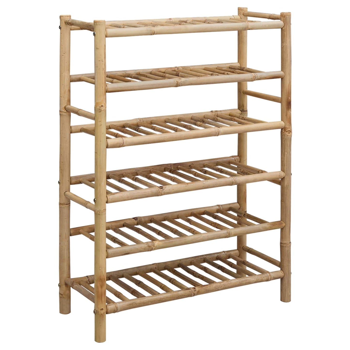 Shoe Rack with Shelf Natural 68 x 28 x 96 cm Bamboo