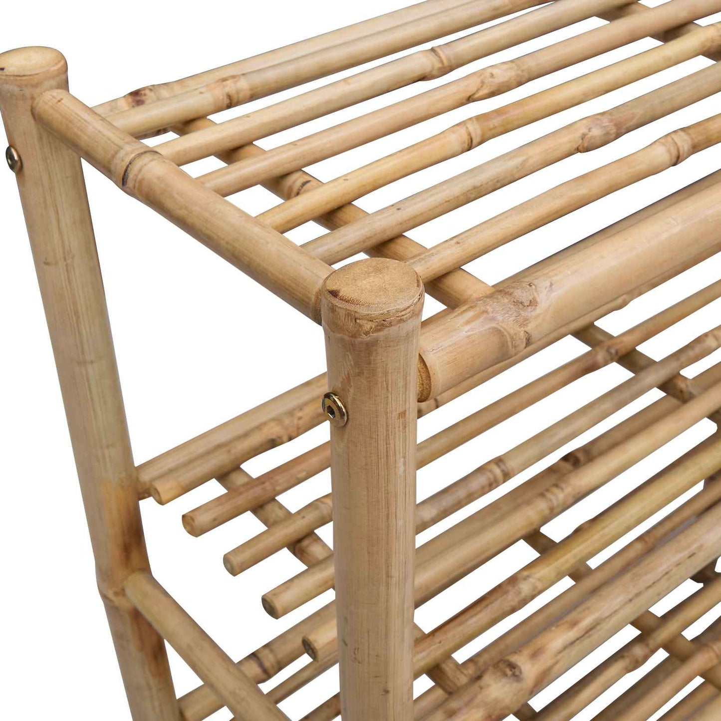 Shoe Rack with Shelf Natural 88 x 27 x 80 cm Bamboo