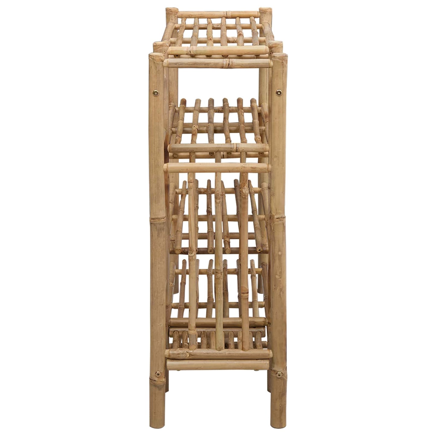 Shoe Rack with Shelf Natural 88 x 27 x 80 cm Bamboo