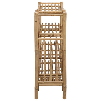 Shoe Rack with Shelf Natural 88 x 27 x 80 cm Bamboo