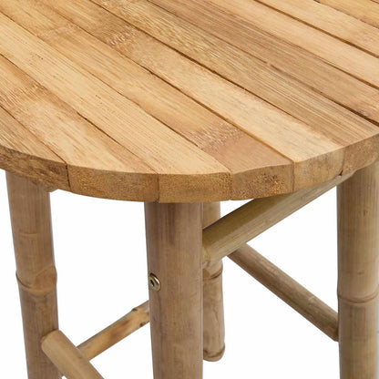 Garden Stool Natural Ø 38 x 68 cm Bamboo