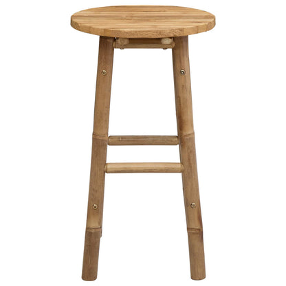 Garden Stool Natural Ø 38 x 68 cm Bamboo