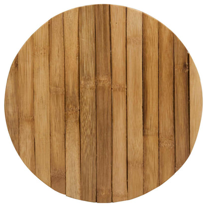 Garden Stool Natural Ø 38 x 68 cm Bamboo