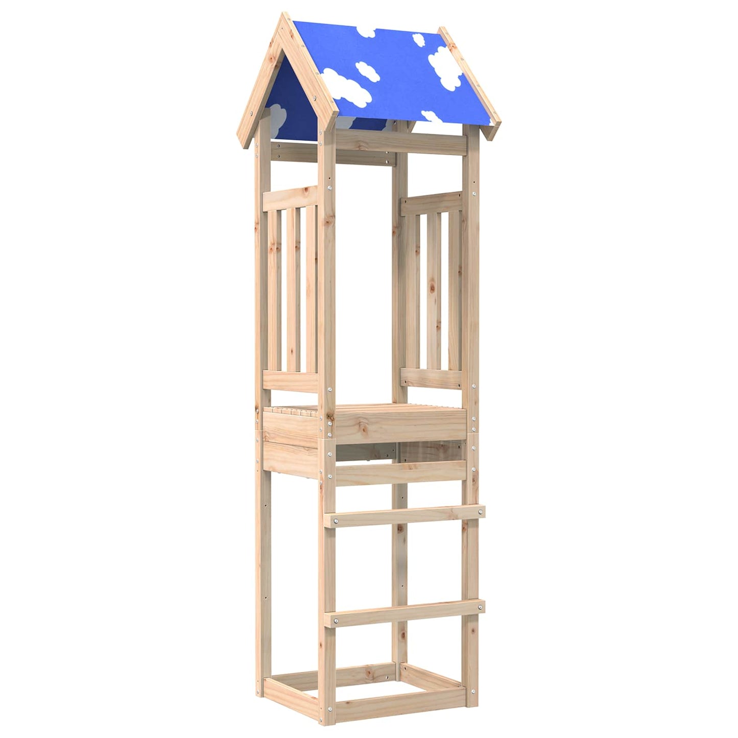 Play Tower Brown 52.5 x 46.5 x 208 cm Solid Pine Wood