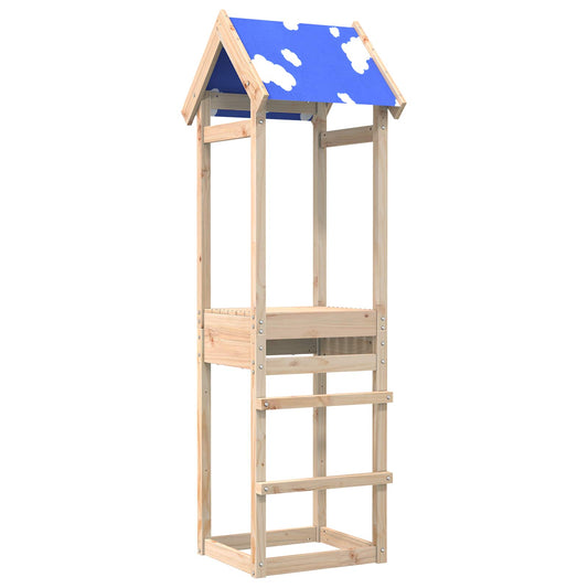 Play Tower Brown 52.5 x 46.5 x 195 cm Solid Pine Wood