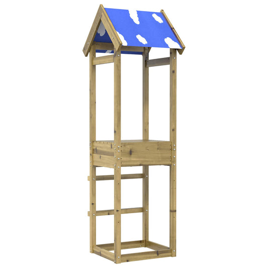 Play Tower Brown 52.5 x 46.5 x 195 cm Solid Impregnated Wood