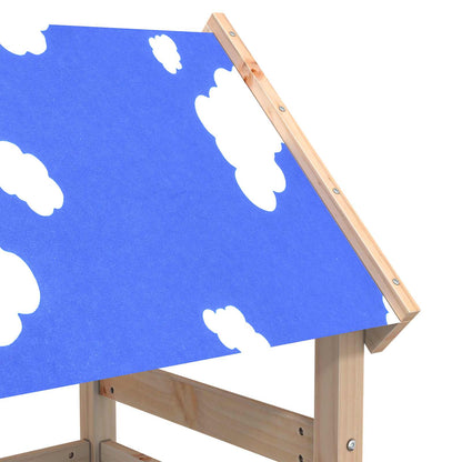 Play Tower Brown 52.5 x 110.5 x 215 cm Solid Pine Wood