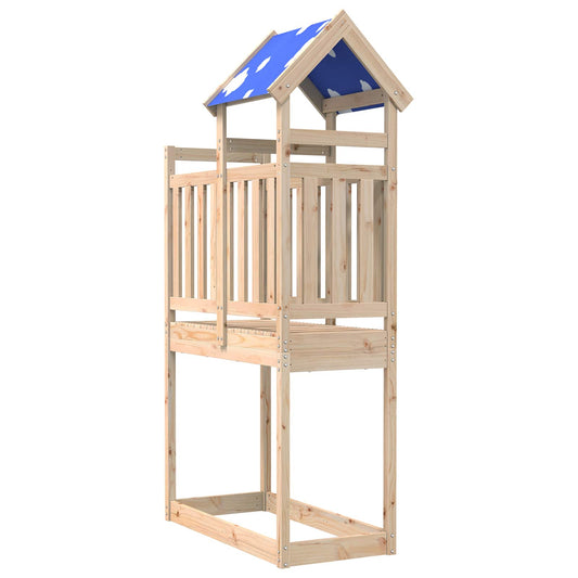 Play Tower Brown 52.5 x 110.5 x 215 cm Solid Pine Wood