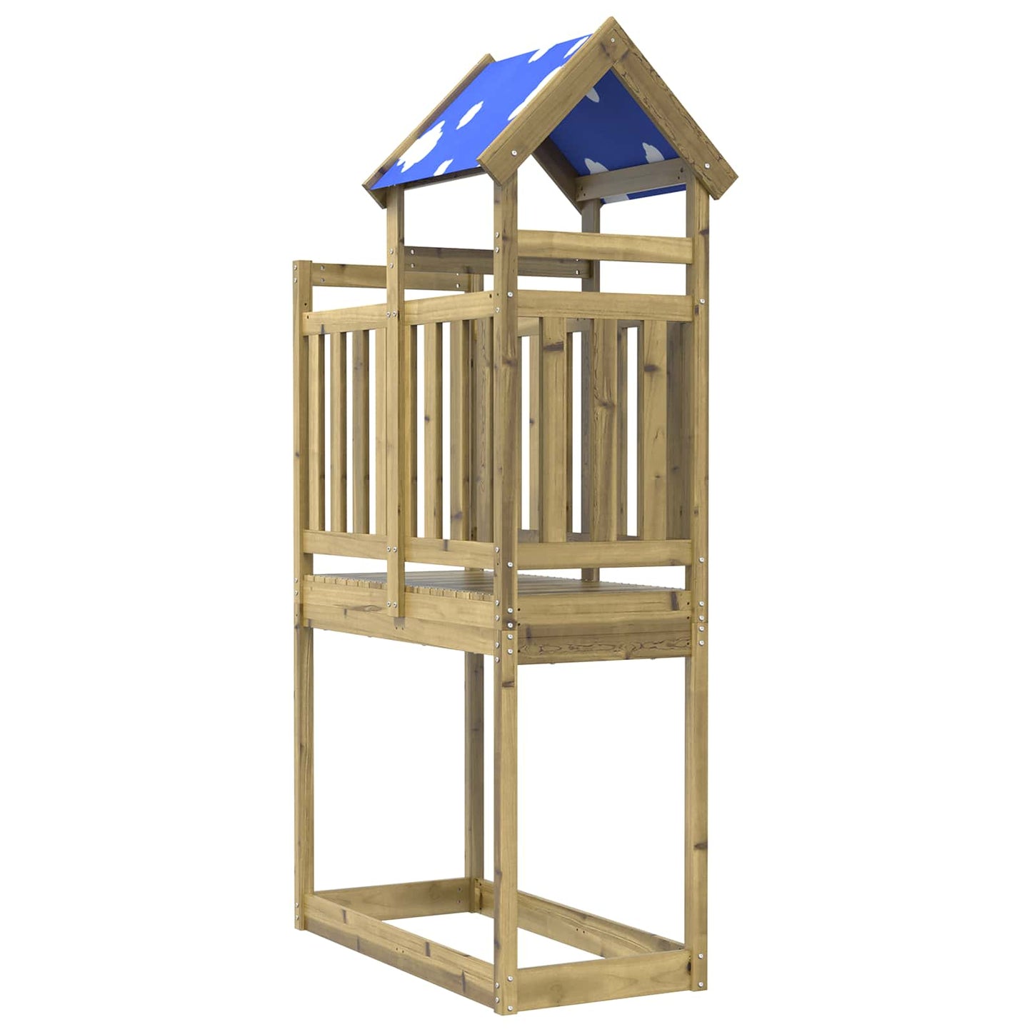 Play Tower Brown 52.5 x 110.5 x 215 cm Solid Impregnated Wood