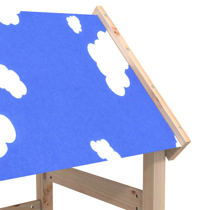 Play Tower Brown 52.5 x 110.5 x 215 cm Solid Pine Wood