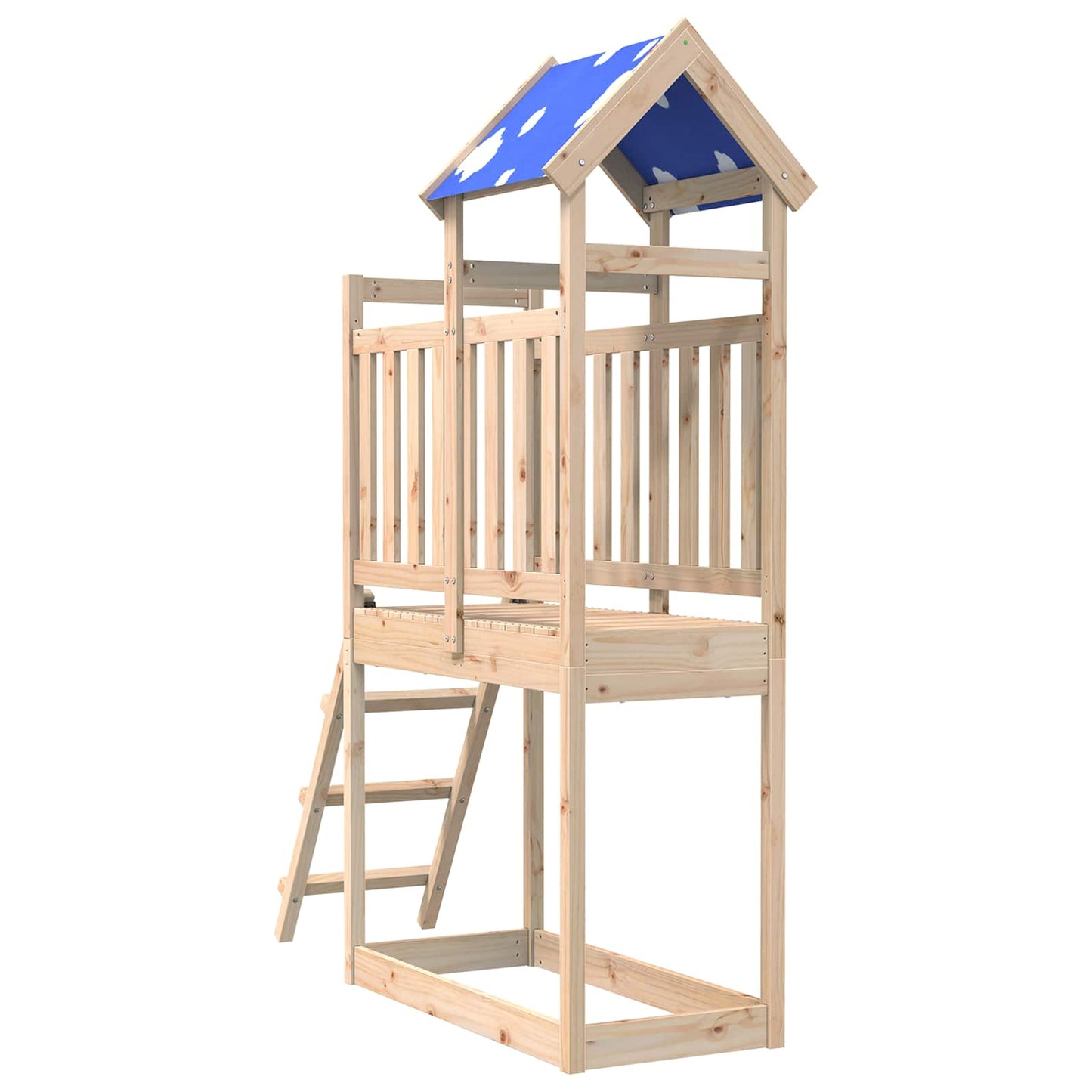 Play Tower Brown 52.5 x 110.5 x 215 cm Solid Pine Wood