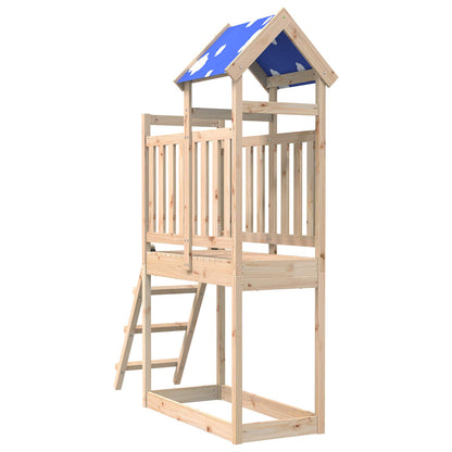 Play Tower Brown 52.5 x 110.5 x 215 cm Solid Pine Wood