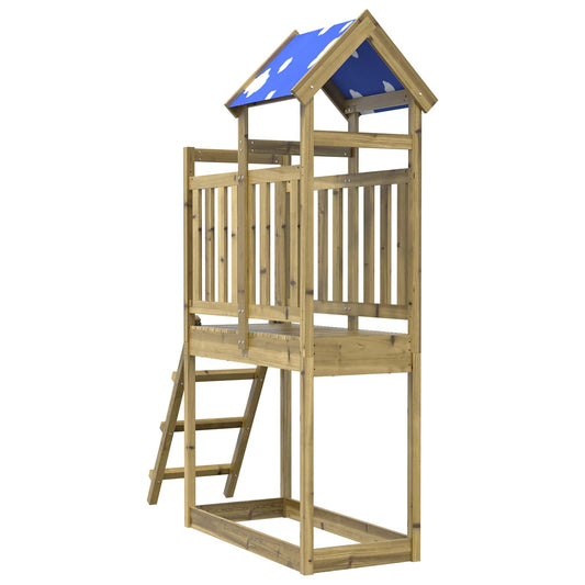 Play Tower Brown 52.5 x 110.5 x 215 cm Solid Impregnated Wood