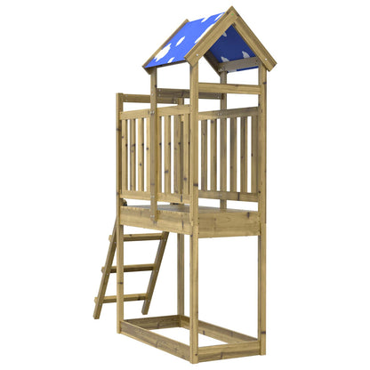 Play Tower Brown 52.5 x 110.5 x 215 cm Solid Impregnated Wood