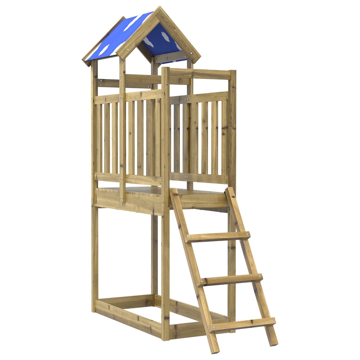 Play Tower Brown 52.5 x 110.5 x 215 cm Solid Impregnated Wood