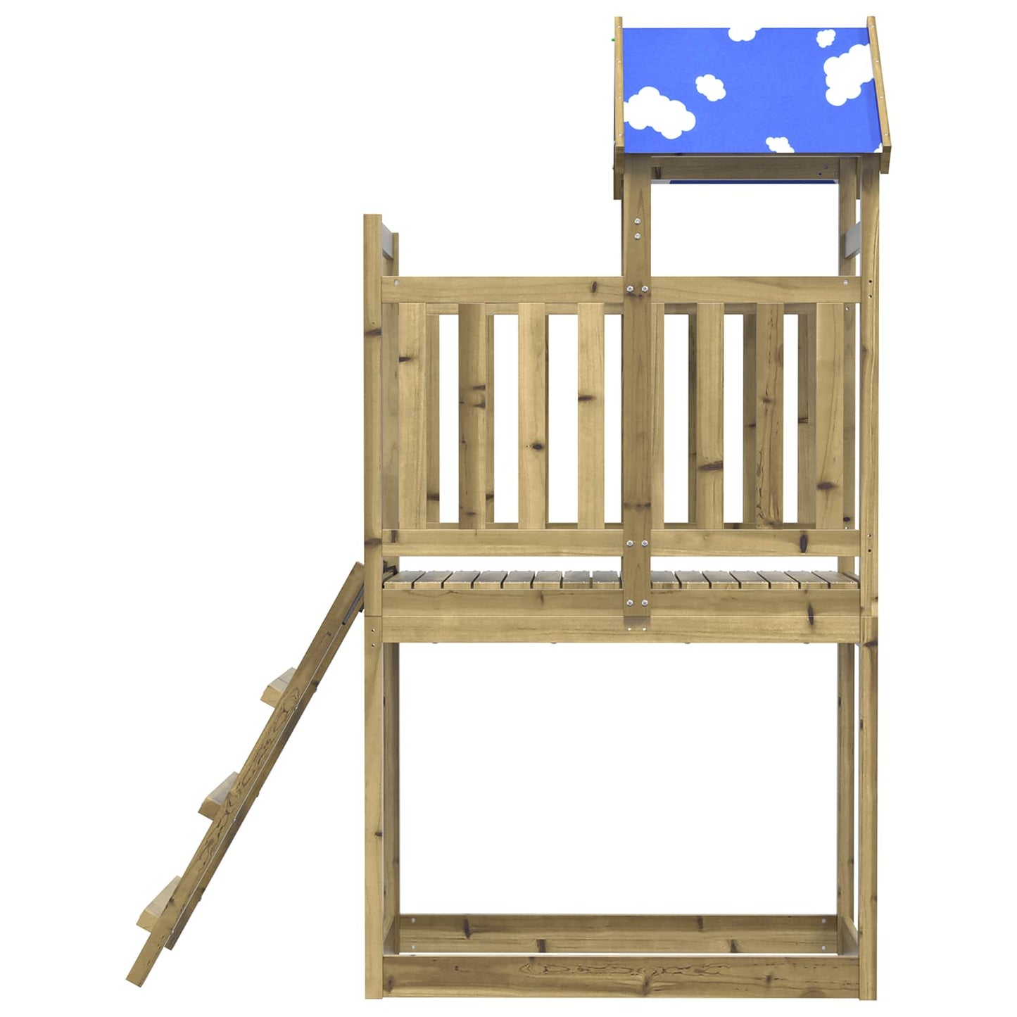 Play Tower Brown 52.5 x 110.5 x 215 cm Solid Impregnated Wood