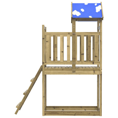 Play Tower Brown 52.5 x 110.5 x 215 cm Solid Impregnated Wood