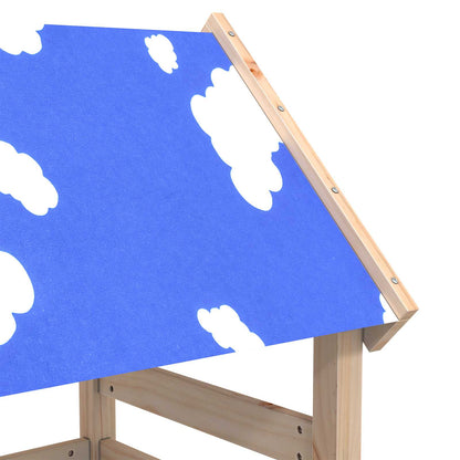 Play Tower Brown 110.5 x 52.5 x 215cm Solid Pine Wood