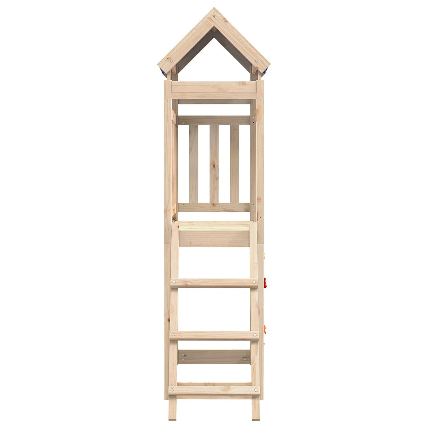 Play Tower Brown 110.5 x 52.5 x 215cm Solid Pine Wood