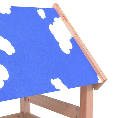 Play Tower Brown 110.5 x 52.5 x 215cm Solid Douglas Wood