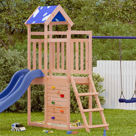 Play Tower Brown 110.5 x 52.5 x 215cm Solid Douglas Wood