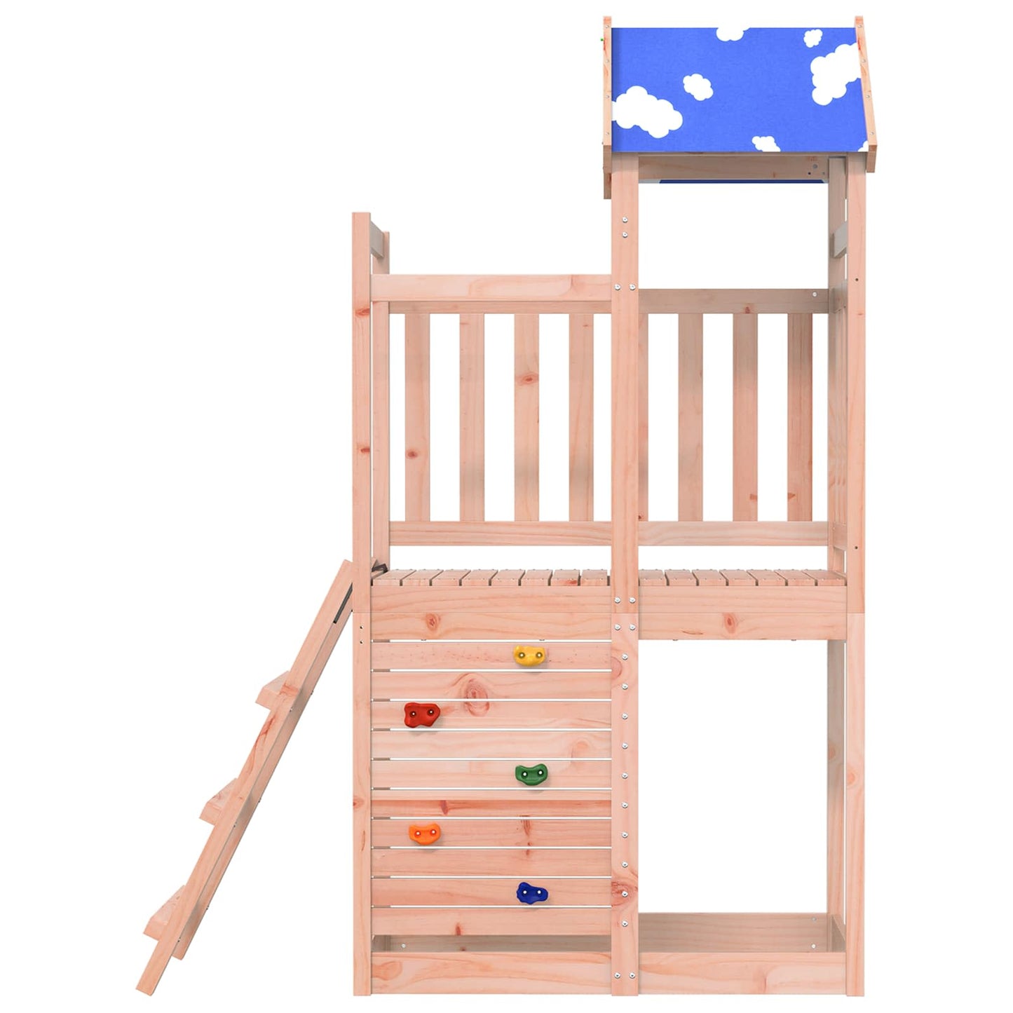 Play Tower Brown 110.5 x 52.5 x 215cm Solid Douglas Wood