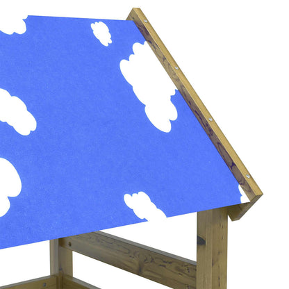 Play Tower Brown 110.5 x 52.5 x 215cm Solid Impregnated Wood