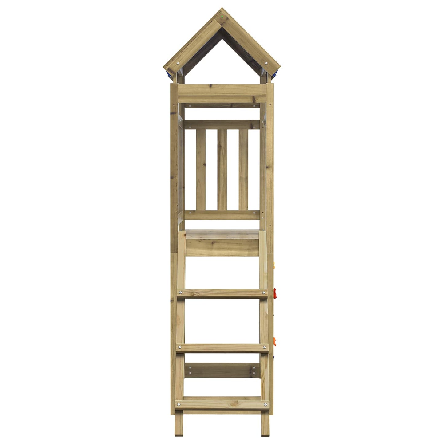 Play Tower Brown 110.5 x 52.5 x 215cm Solid Impregnated Wood