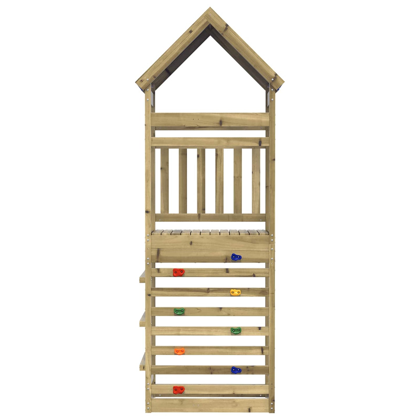 Play Tower Brown 52.5 x 85 x 265 cm Solid Impregnated Wood