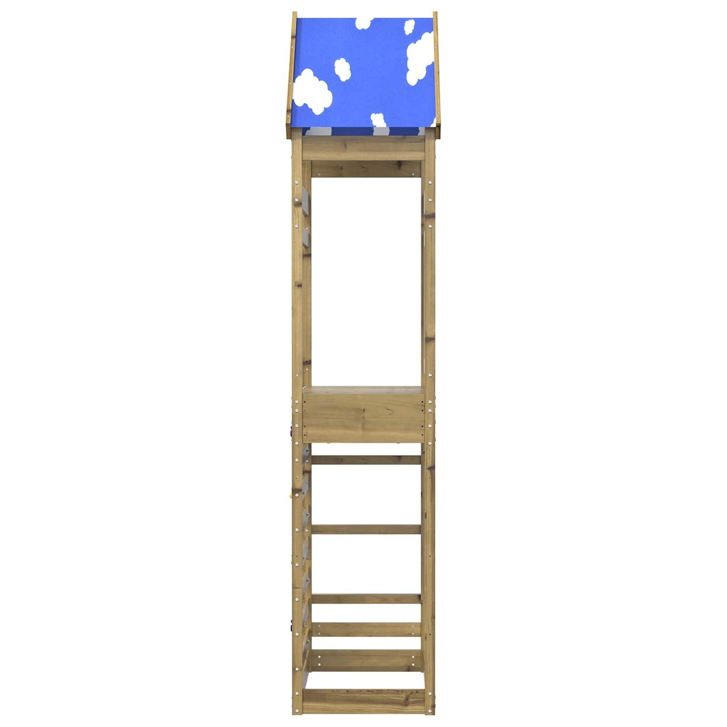 Play Tower Brown 52.5 x 85 x 265 cm Solid Impregnated Wood