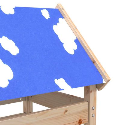 Play Tower Brown 85 x 52.5 x 239 cm Solid Pine Wood